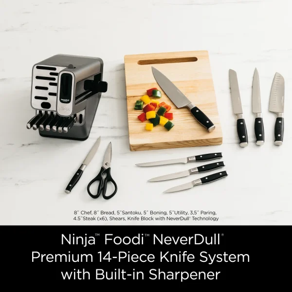 ست چاقو نینجا مدل Ninja NeverDull Premium Knife System Model K32017 - Image 3