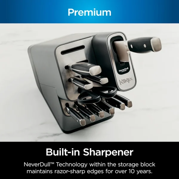 ست چاقو نینجا مدل Ninja NeverDull Premium Knife System Model K32017 - Image 5