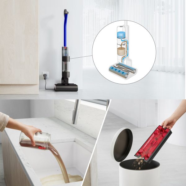 تی شارژی عصایی دایسون مدل Dyson Wash G1 BLBK - Image 9