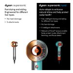 سشوار برس دار حالت دهنده دایسون مدل Supersonic nural HD16 VBTO - Image 4
