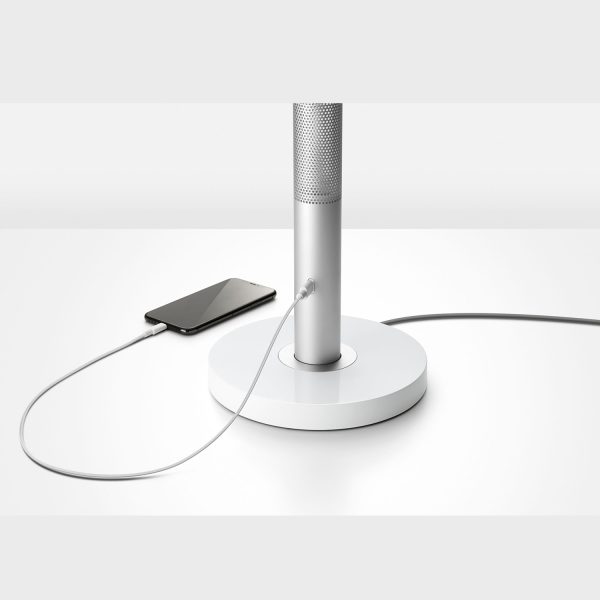 چراغ پایه دار ایستاده گردان رنگ سفید نقره ایی Dyson Solarcycle Morph™ floor (White/Silver) - Image 2